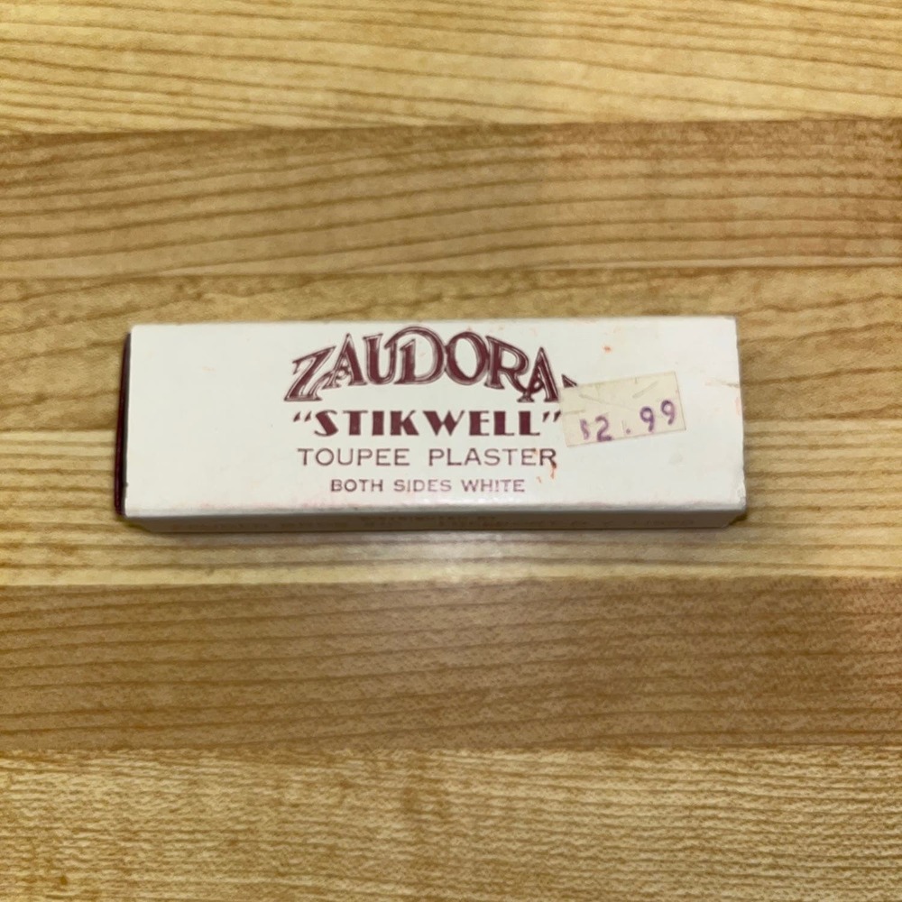 Vintage Zaudora "Stikwell" Toupee Plaster